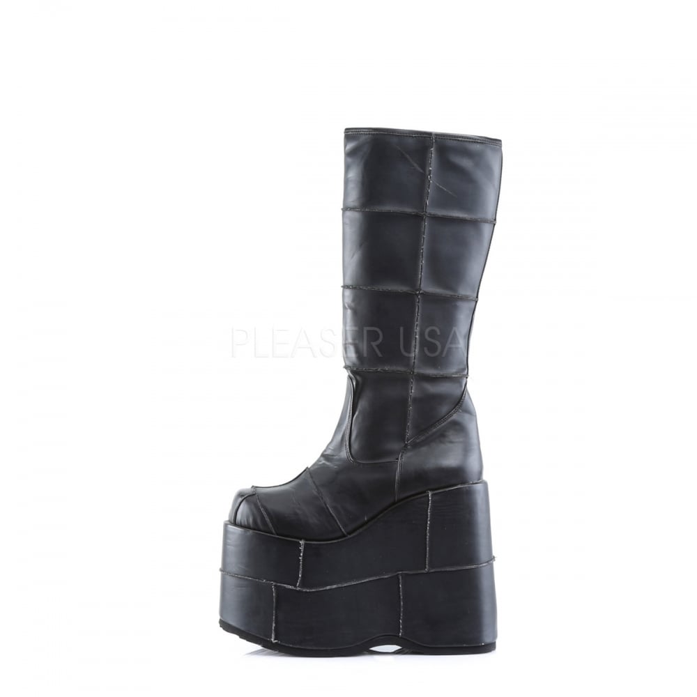 demonia stack platform boots