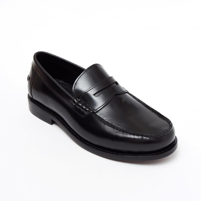 Lucini Lucini Formal Men Black Mocassin Leather Formal Slip On Shoes Wedding Office Mens From 3329